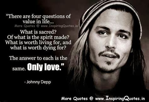 Fireworld Quotes Of Johnny Depp About Love