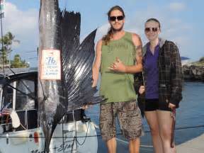 Rare Kona Sailfish Run Fishing Report February 23 2016 Fishtrackcom