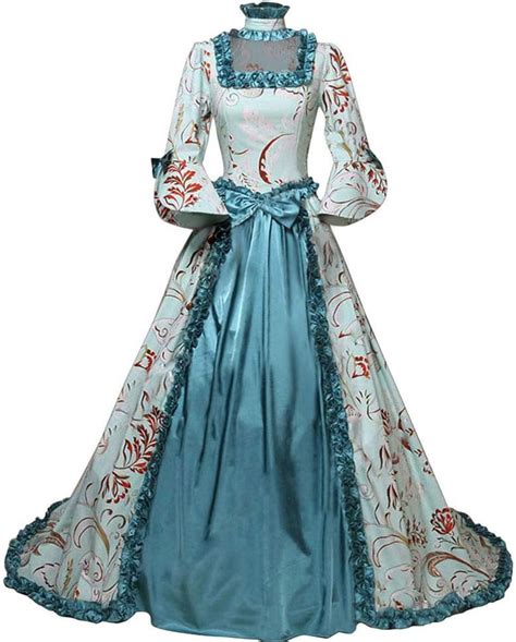 Womens Marie Antoinette Masked Ball Victorian Dress 18th Century