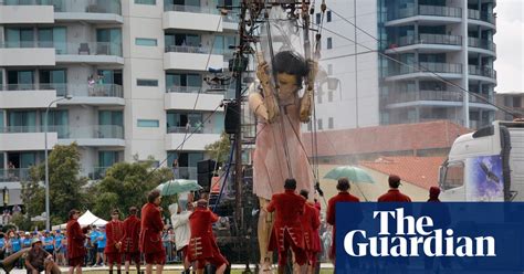 Perth International Arts Festival Giant Girl Marches On Perth In