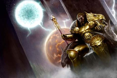 Sigmar The God King Warhammer Art Warhammer Art Warhammer