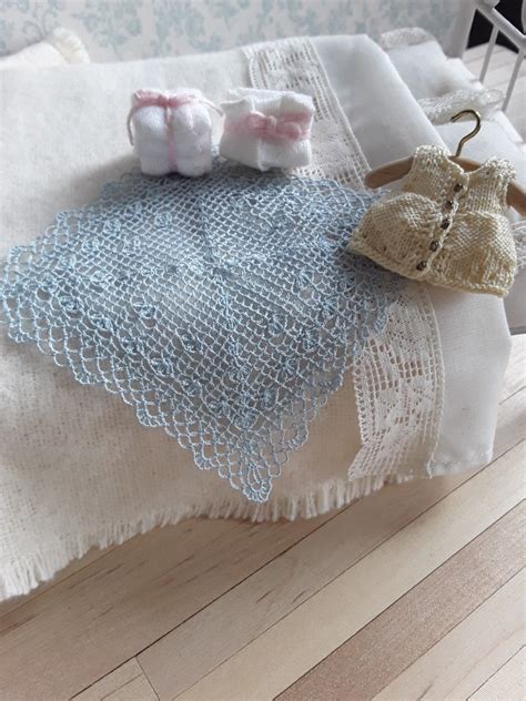 Babyblanketmicrocrochet By Ann Giling Miniature Knitting Dollhouse