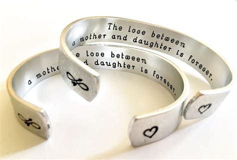 Motherdaughter Bracelet T Set Personalized Jewelry For Etsy