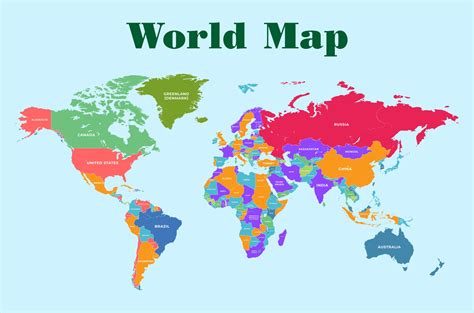Labeled World Map 10 Free Pdf Printables Printablee
