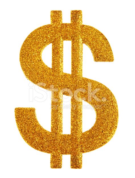 Glittery Dollar Sign Stock Photos