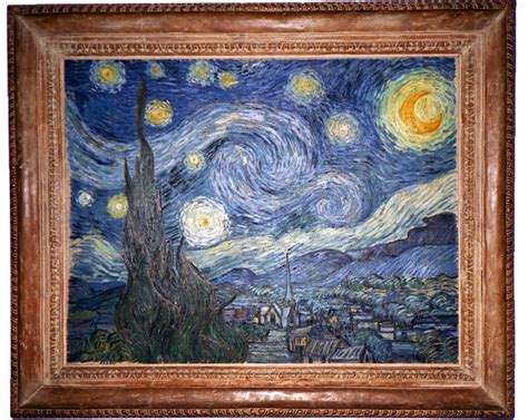 The Starry Night Vincent Van Gogh Museum Of Modern Art New