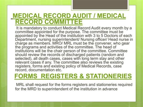 Medical Record Management