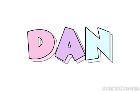 Dan Logo Free Name Design Tool From Flaming Text