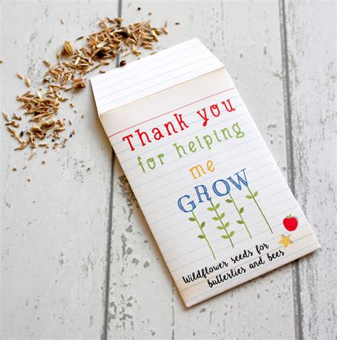 Thanks For Helping Me Grow Appreciation Gift Appreciation Gift Help