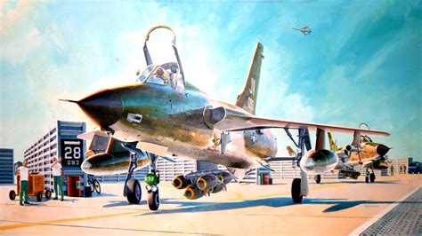 F 105 Thunderchief By Keith Ferris