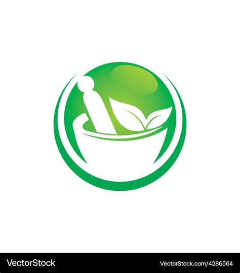 Traditional Medicine Logo Royalty Free Vector Image