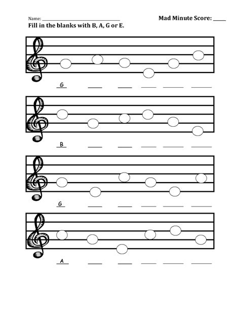 The Sweetest Melody Pitch Labeling Practice Worksheets