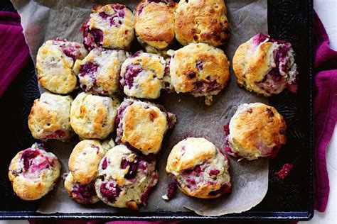 fresh raspberry and white choc scones individual pilbara bakehouse