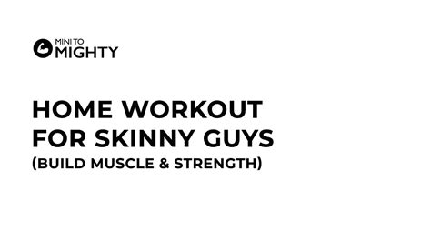 Home Workout For Skinny Guys No Equipment YouTube