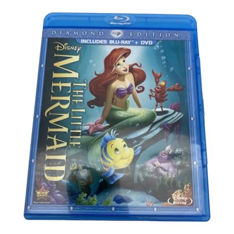 the little mermaid blu ray dvd 2013 2 disc set diamond edition 4 99 picclick