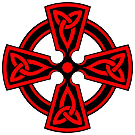 Decorated Celtic Cross Illustration Free Svg
