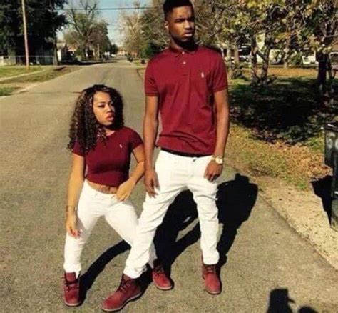 couples with matching swag