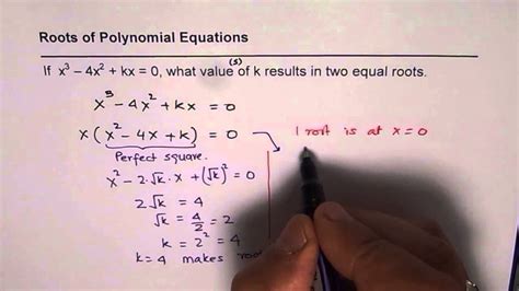 Find the exact value of each of the following. Find Coefficients for Double Roots of Cubic Polynomial Equation TIPS - YouTube