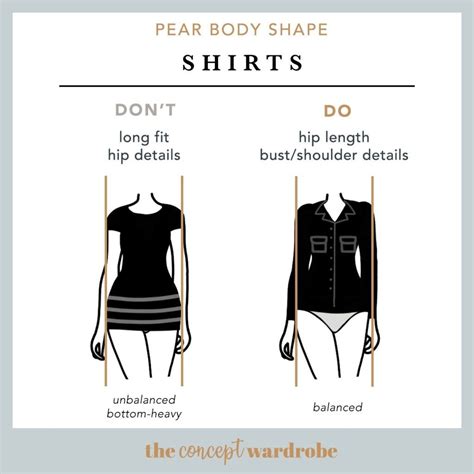 Pear Body Shape Shirts Do S And Don Ts The Concept Wardrobe Pear