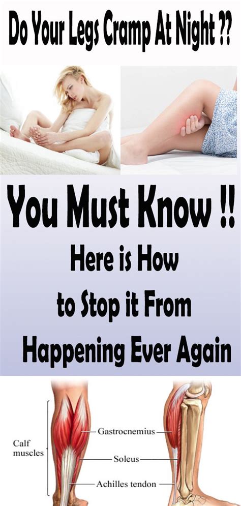 Do Your Legs Cramp At Night Here Is How To Stop It From Happening Ever
