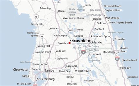 Guía Urbano De Groveland Florida