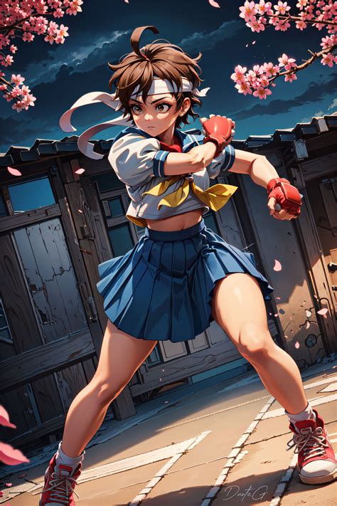 Sakura Kasugano Street Fighter By Dantegonist On Deviantart