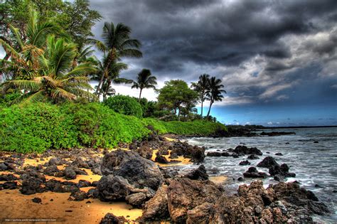 Tlcharger Fond Decran Maui Hawaii Paysage Fonds Decran Gratuits