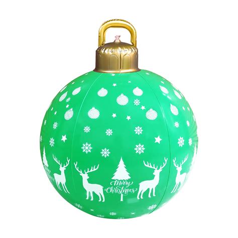 24 Inch Giant Christmas Inflatable Ball Outdoor Ornament Inflatable