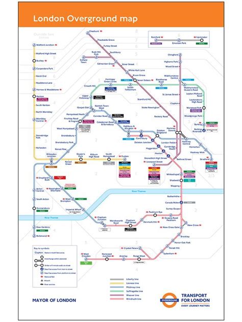 London Overground Six New Rail Line Names And Colours Revealed In