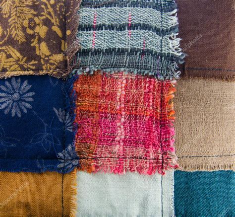 Different Colorful Fabrics Texture — Stock Photo © Casanowe1 34927039