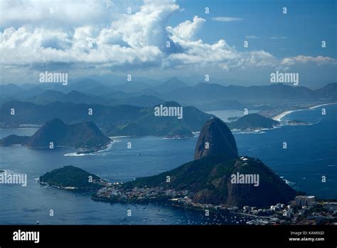 Sugarloaf Mountain And Guanabara Bay Rio De Janeiro Brazil South