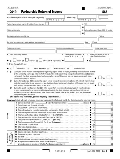 Ca Ftb 565 2019 Fill Out Tax Template Online Us Legal Forms