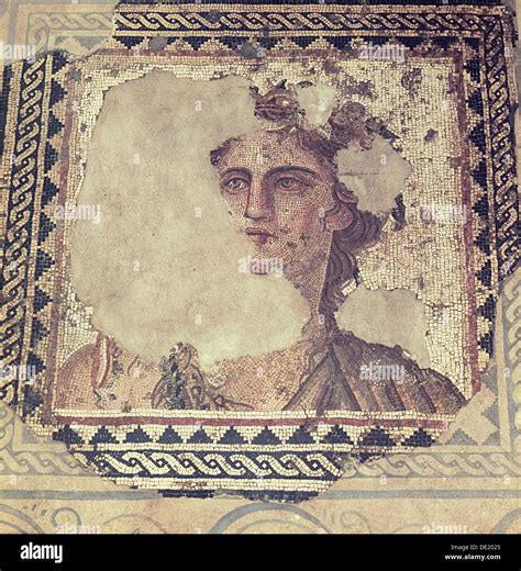 Roman Mosaic Portrait Women From Hi Res Stock Photography And Images