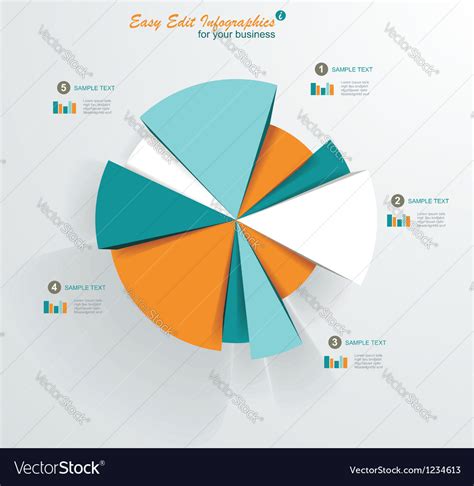 Business Pie Chart Royalty Free Vector Image Vectorstock