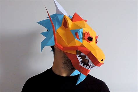 96 Best Ideas For Coloring Dragon Mask Paper