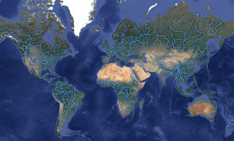 World Rivers Map Printable Use These Maps To See How Dams Are