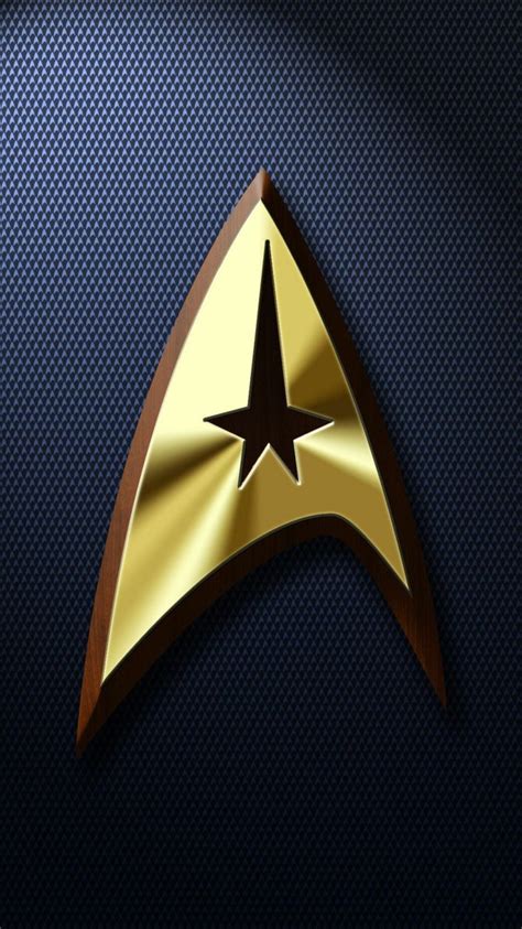 Resultado De Imagen Para Star Trek Symbol Gold Star Trek Wallpaper
