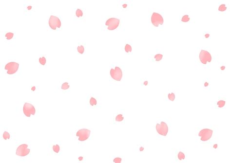 桜吹雪の背景セット | 無料イラスト素材｜素材ラボ