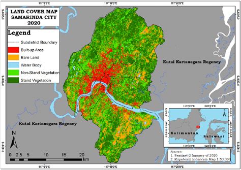 Land Cover Map Of Samarinda City Download Scientific Diagram