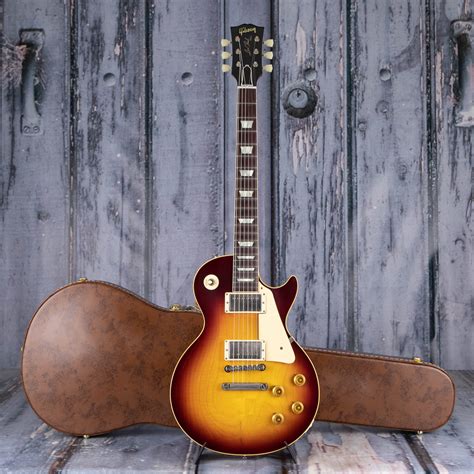 Gibson Custom Shop 1958 Les Paul Standard Reissue Vos Bourbon Burst For Sale Replay Guitar