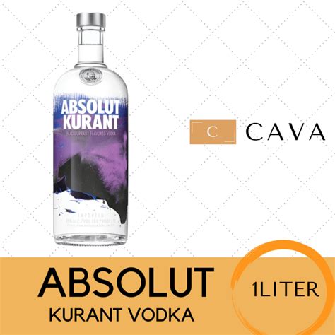 Absolut Kurant Black Currant Flavored Vodka 1 Liter Lazada Ph