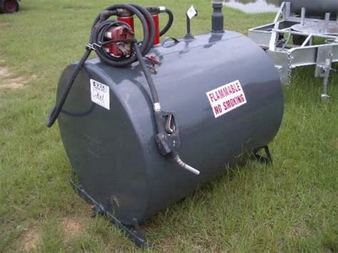 250 Gallon Fuel Tank Welectric Pump Jm Wood Auction Company Inc
