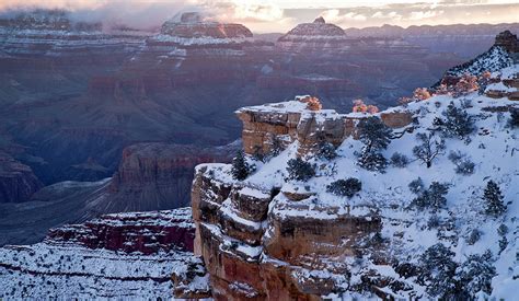 Winter Sunrise Mather Point Grand Canyon Photograph By Paul Riedinger