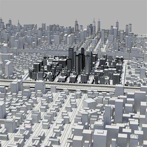 City Scene 3d Model