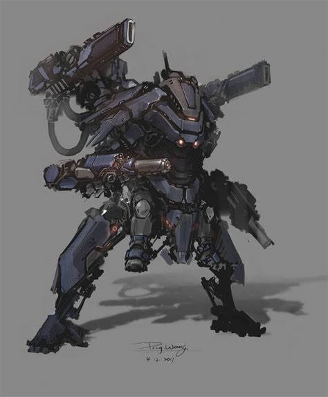 Daily Mech Painting By Progv On Deviantart