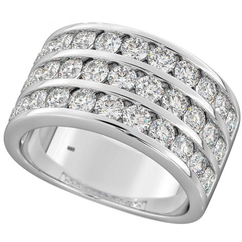 925 Sterling Silver Mens Cubic Zirconia Ring