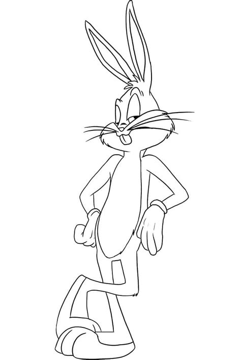 Bugs Bunny 1 Coloring Page Download Print Or Color Online For Free