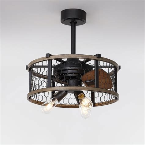 Also, it comes with instruction that will help you out during this process, so if you're completely new to it, there's no need to worry about having to do it. Farmhouse Rustic Reversible Ceiling Fan with Lights 3 ...