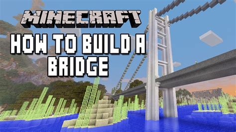 Minecraft Tutorial How To Build An Awesome Modern Suspension Bridge