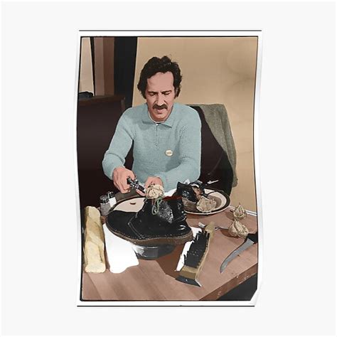 Werner Herzog Eats His Shoe Poster By Whoopslookout Redbubble